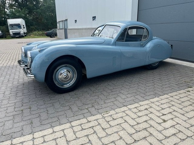 Jaguar XK120 ALS NIEUW ...., Achterwielaandrijving, Blauw, Leder, Bedrijf