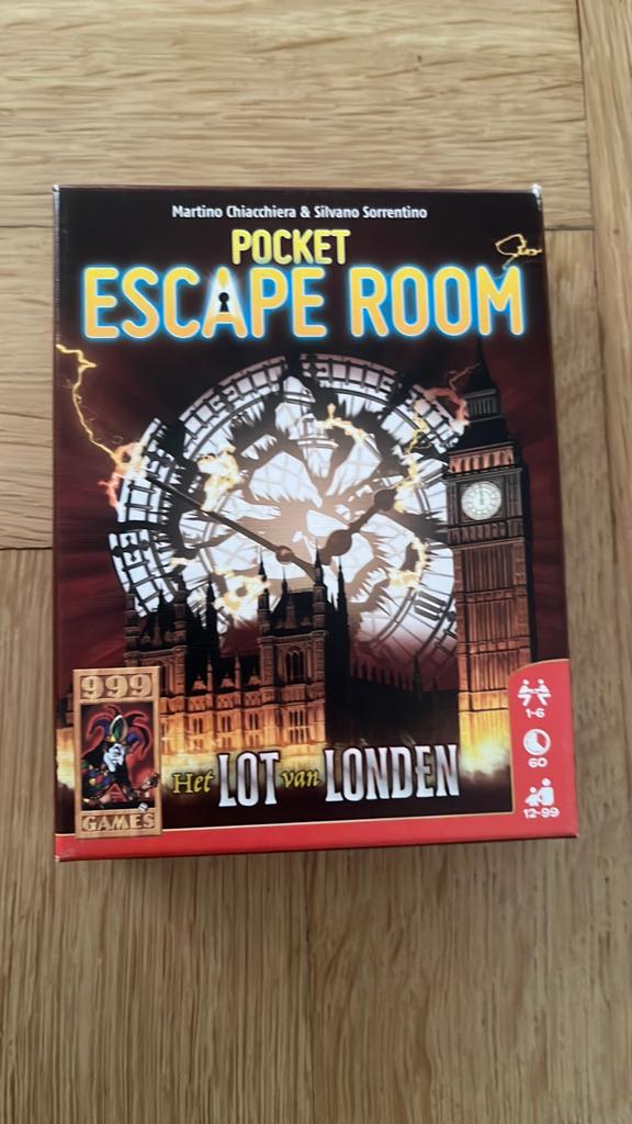 Pocket escape room, Hobby en Vrije tijd, Ophalen, Zo goed als nieuw