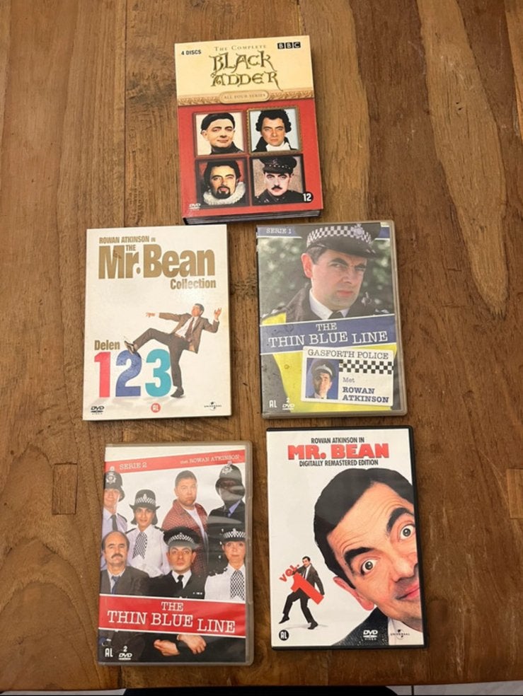 Rowan atkinson dvd’s, Cd's en Dvd's, Alle leeftijden, Ophalen of Verzenden, Zo goed als nieuw, Actiekomedie