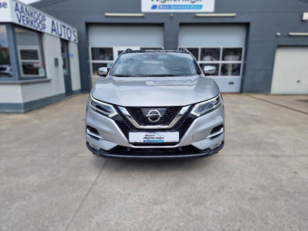 Nissan Qashqai 1.2 DIG-T AUTOMAAT / LED / LEDER / PANO / 360, Autos, Argent ou Gris, Achat, Euro 6, Entreprise