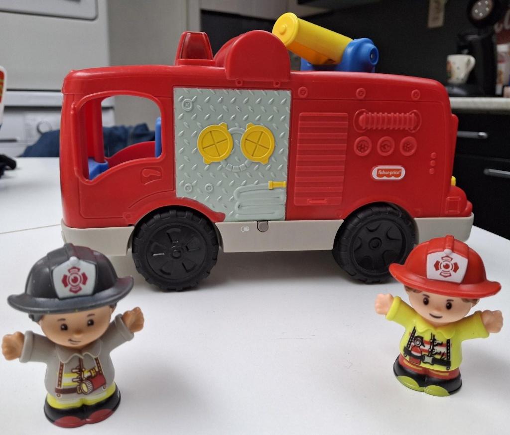 Fisher price little people brandweerwagen, Ophalen