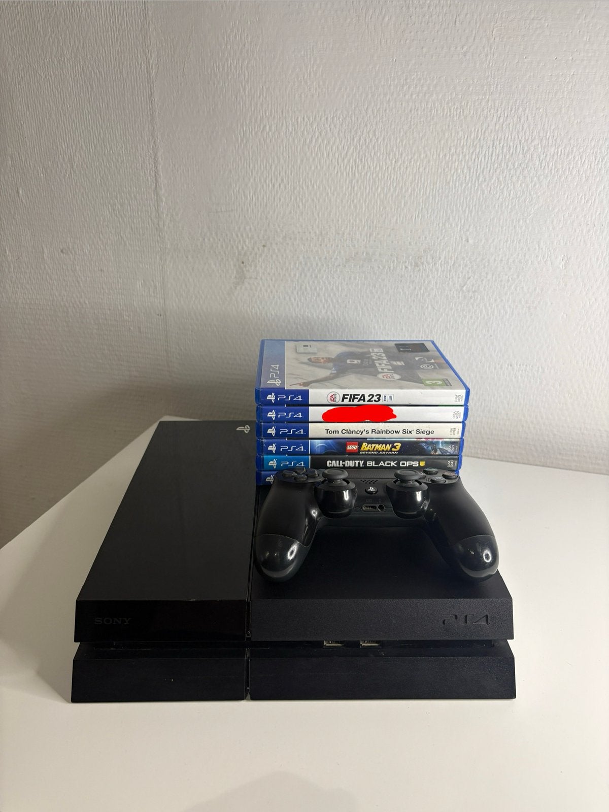 Playstation 4 - 1 controller - 5 spelletjes, Games en Spelcomputers, Spelcomputers | Sony PlayStation 3, Met games, Phat, Ophalen of Verzenden