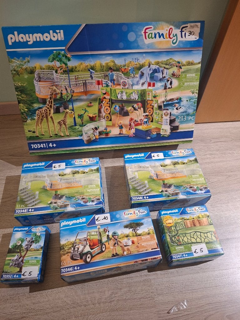 Playmobil dierentuin, Ophalen, Gebruikt, Complete set