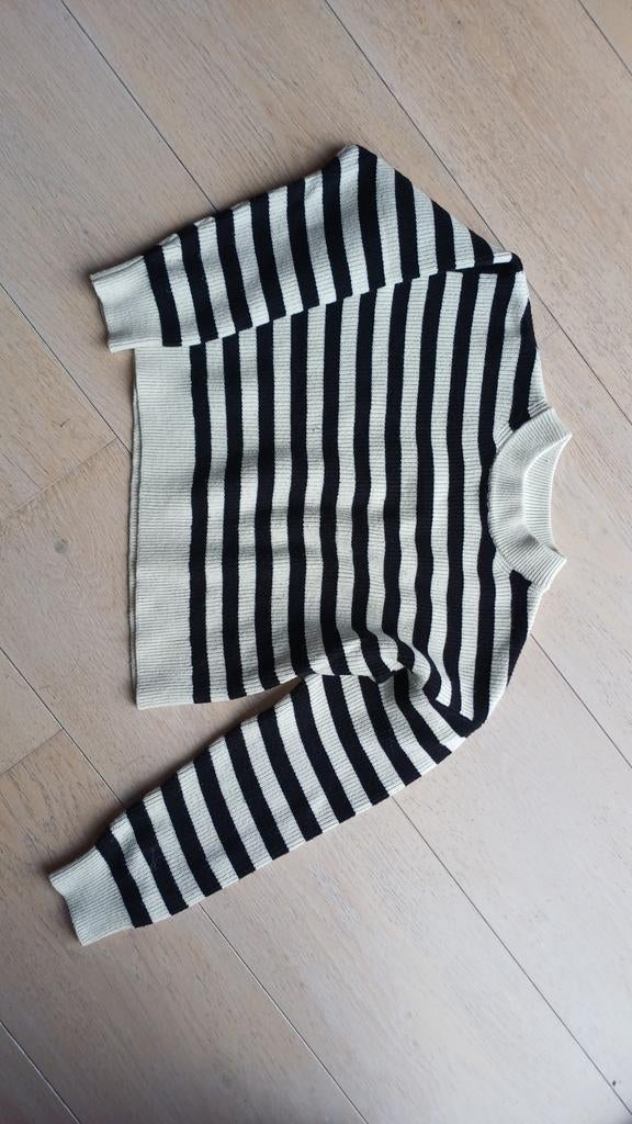 Pull rayé blanc et noir Zara, 11, 12 ans, taille 152, Enfants & Bébés, Enlèvement ou Envoi