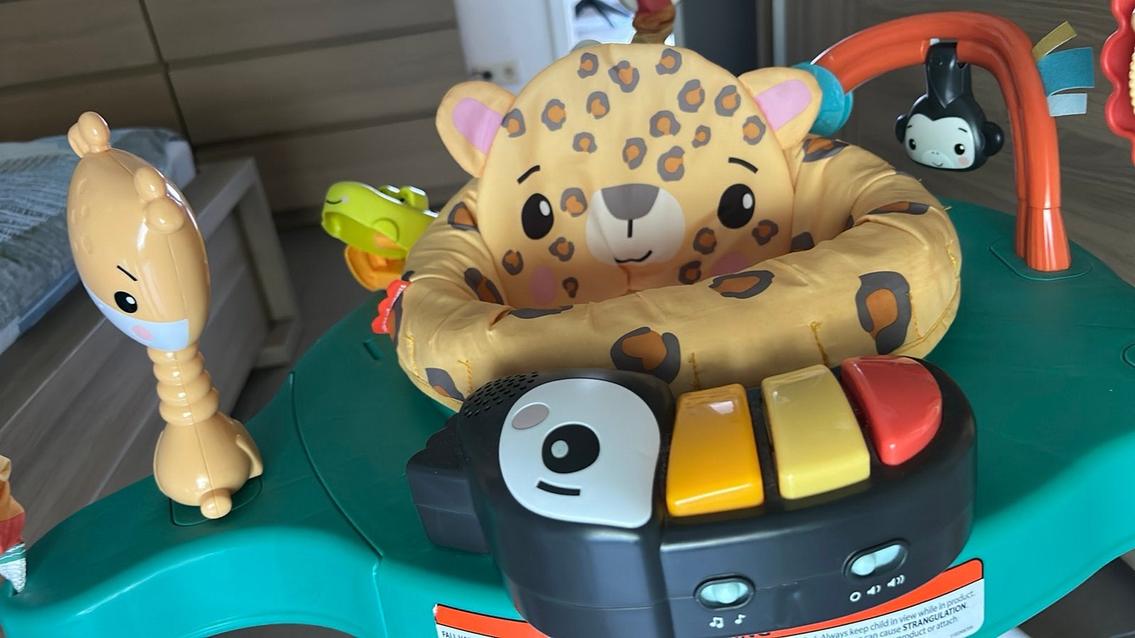 Fisher Price Jumper Leopard, Ophalen, Zo goed als nieuw