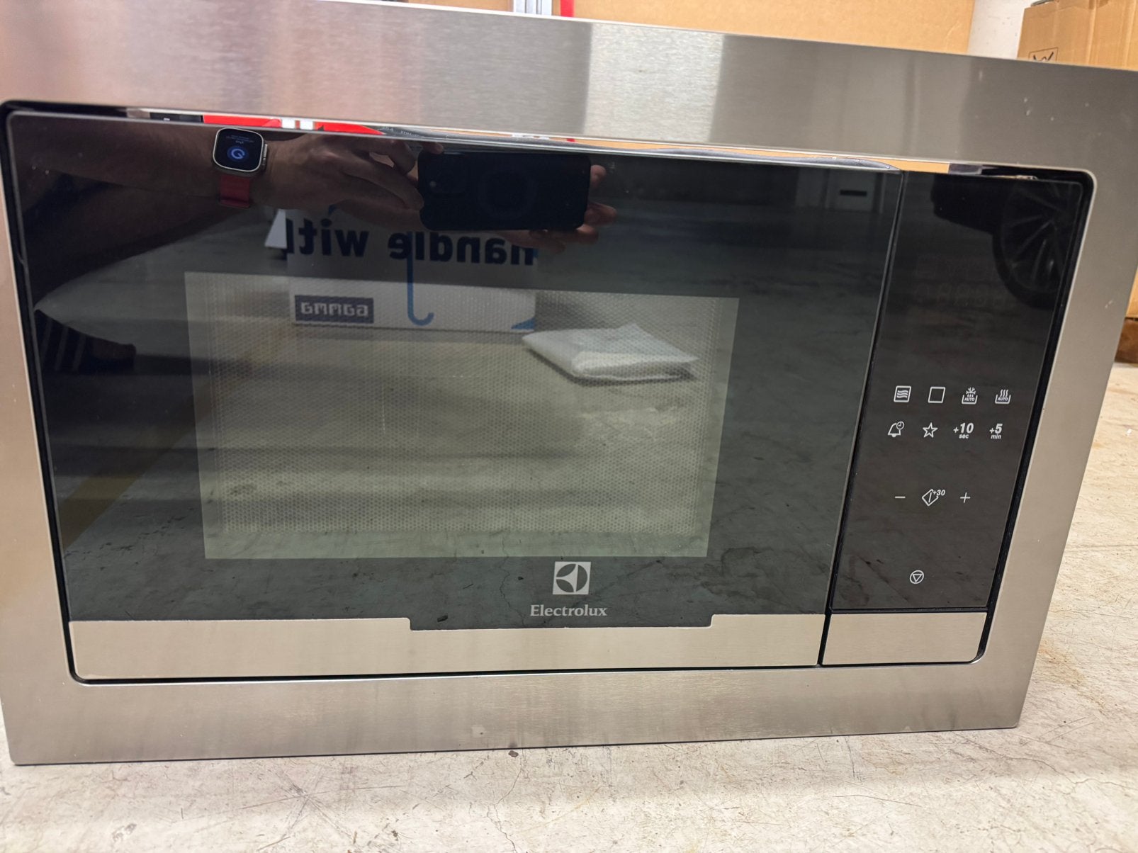 Electrolux combi oven inbouw, Elektronische apparatuur, Ophalen, Zo goed als nieuw, Oven, Inbouw