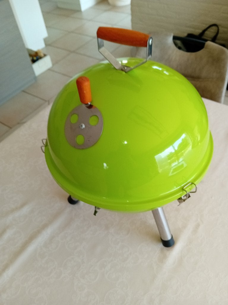 Tafel barbecue, Ophalen, Zo goed als nieuw