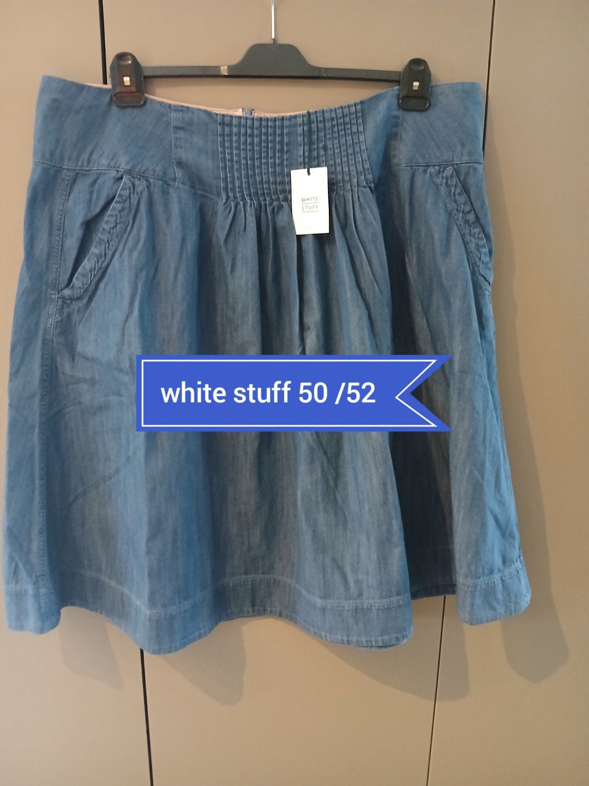Nieuwe zomerrok white stuff 50 /52, Kleding | Dames, Rokken, Verzenden