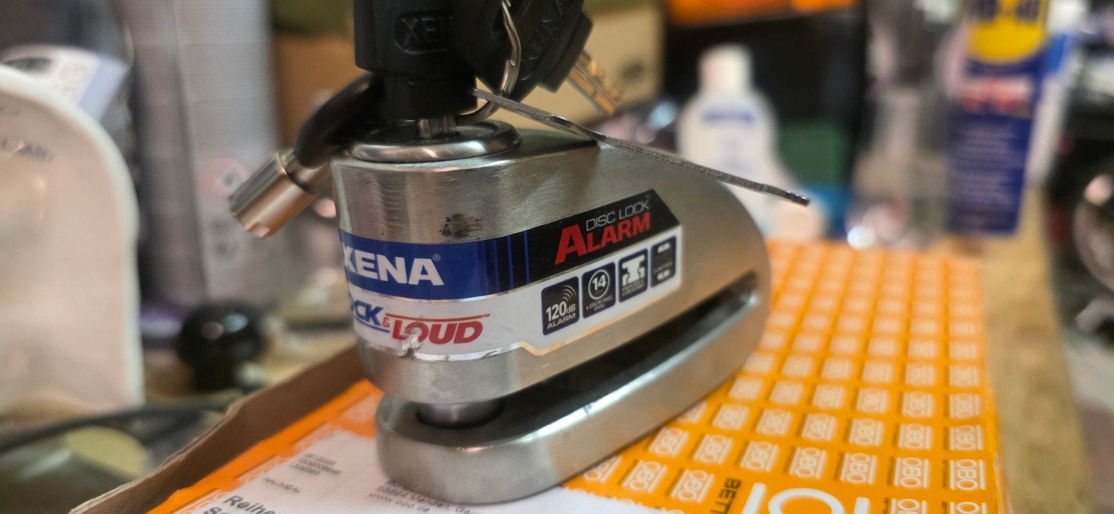 bloc disque xena 14 avec alarme 120db, Enlèvement ou Envoi