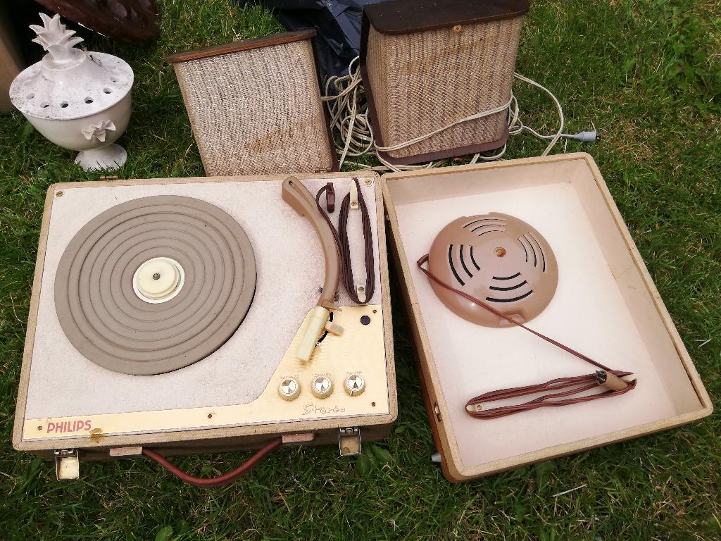 Tourne-disque vintage, TV, Hi-fi & Vidéo, Tourne-disques, Enlèvement, Tourne-disque, Philips
