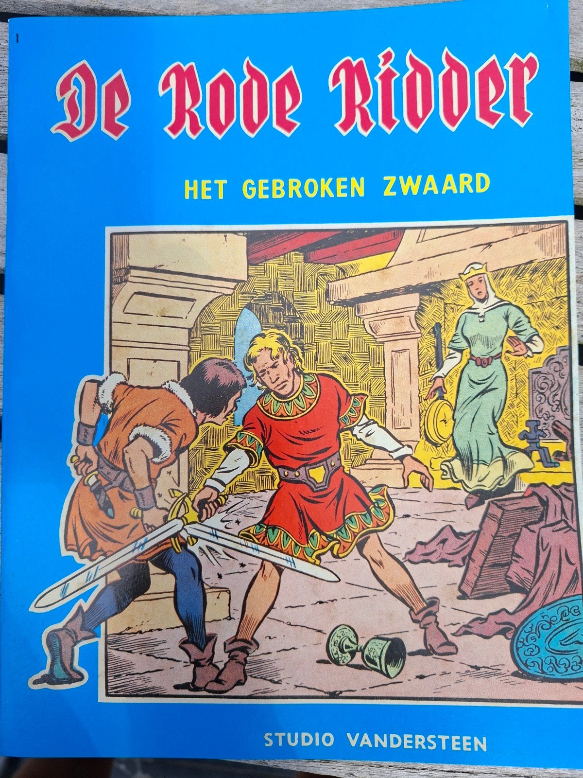 Strips de rode ridder nr 1 tem 75, Ophalen