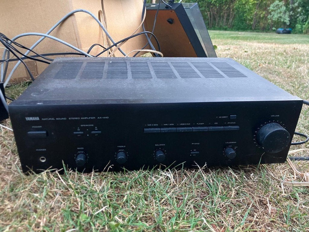 Amplificateur Yamaha AX-440, TV, Hi-fi & Vidéo, Enlèvement, Utilisé, Stéréo, Yamaha