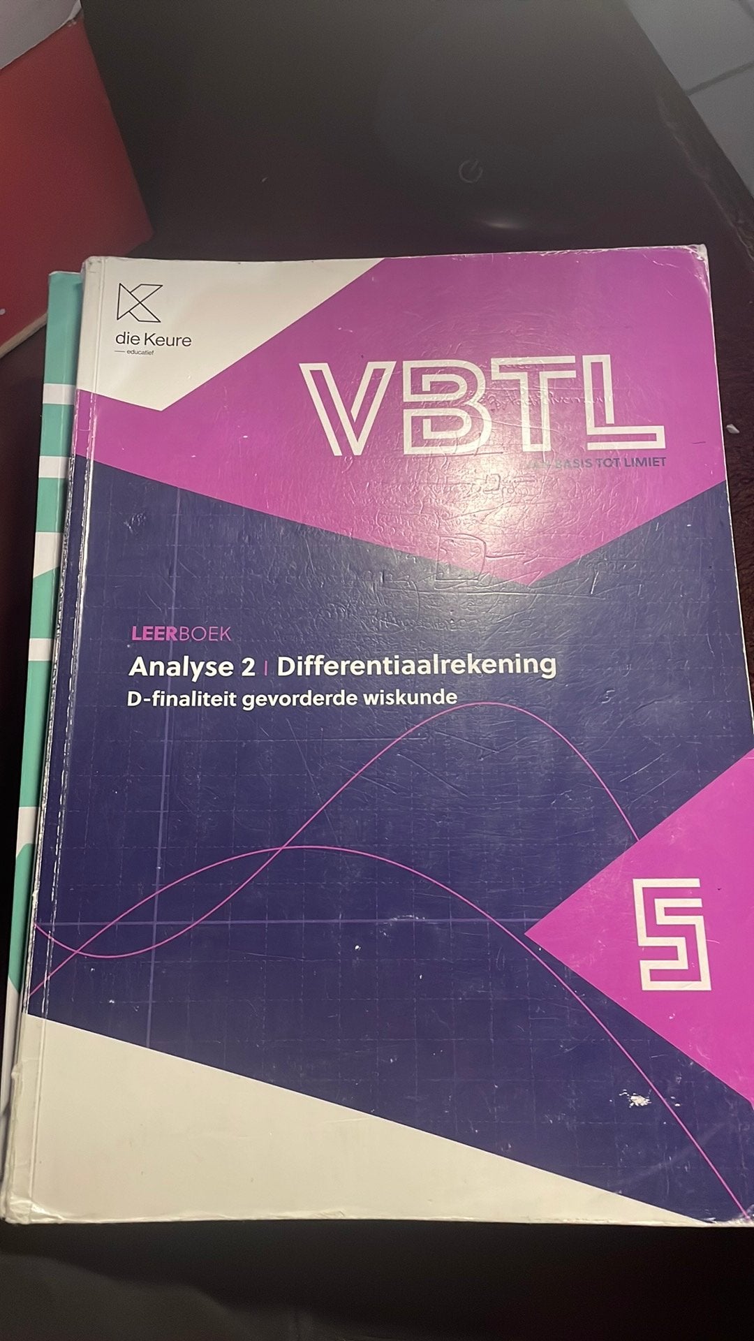 VBTL Analyse 2 5 ASO wiskunde boek, Enlèvement, Comme neuf