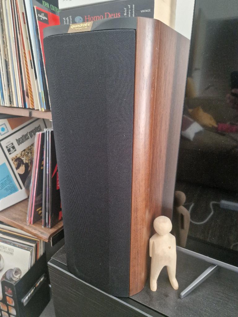 Quadral Altan Phonologue Gold High End Speakerset, Gebruikt, 60 tot 120 watt, Front, Rear of Stereo speakers, Ophalen