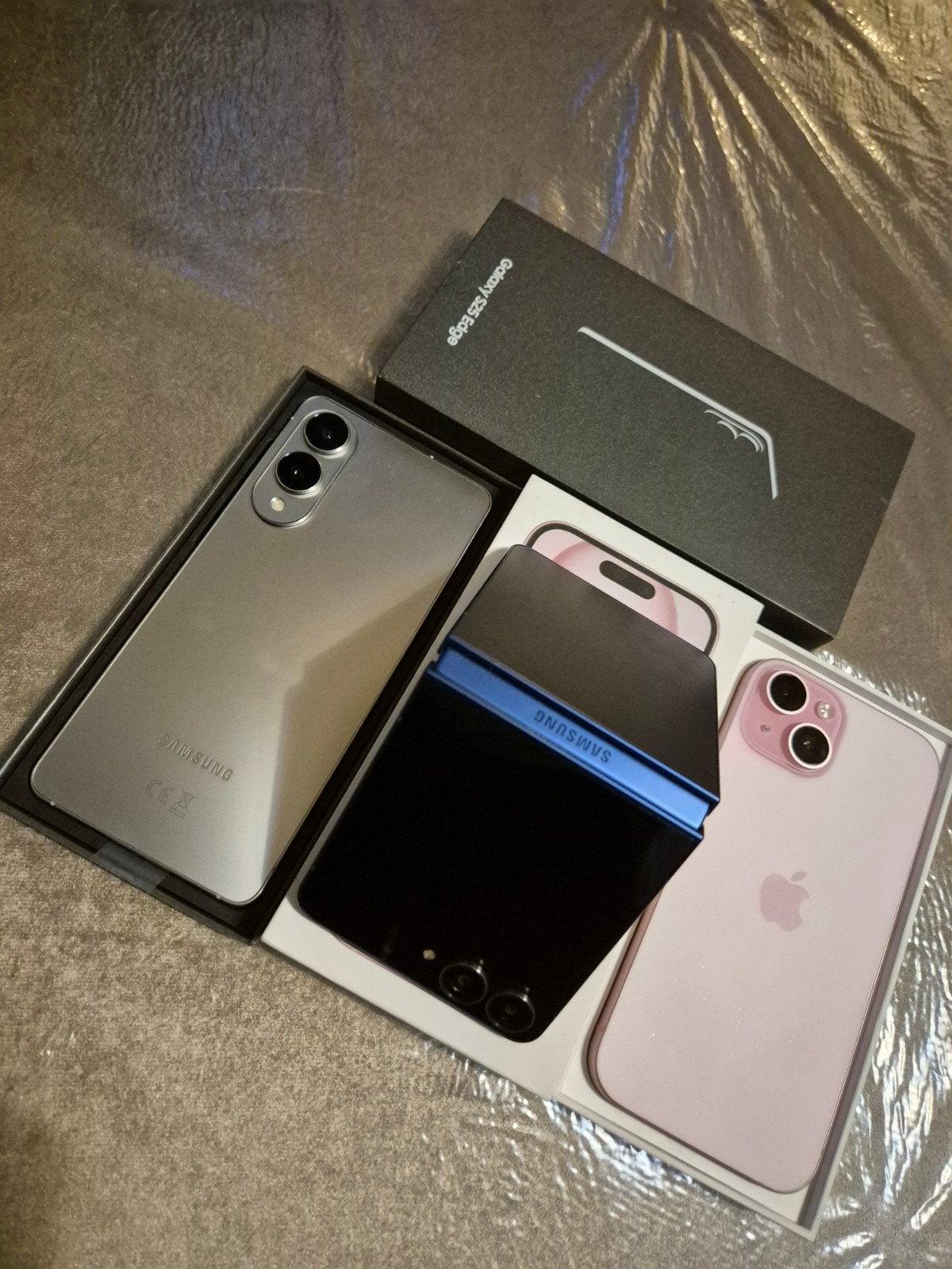 lot samsung/iphone ( voir description), Télécoms, Enlèvement, Rose