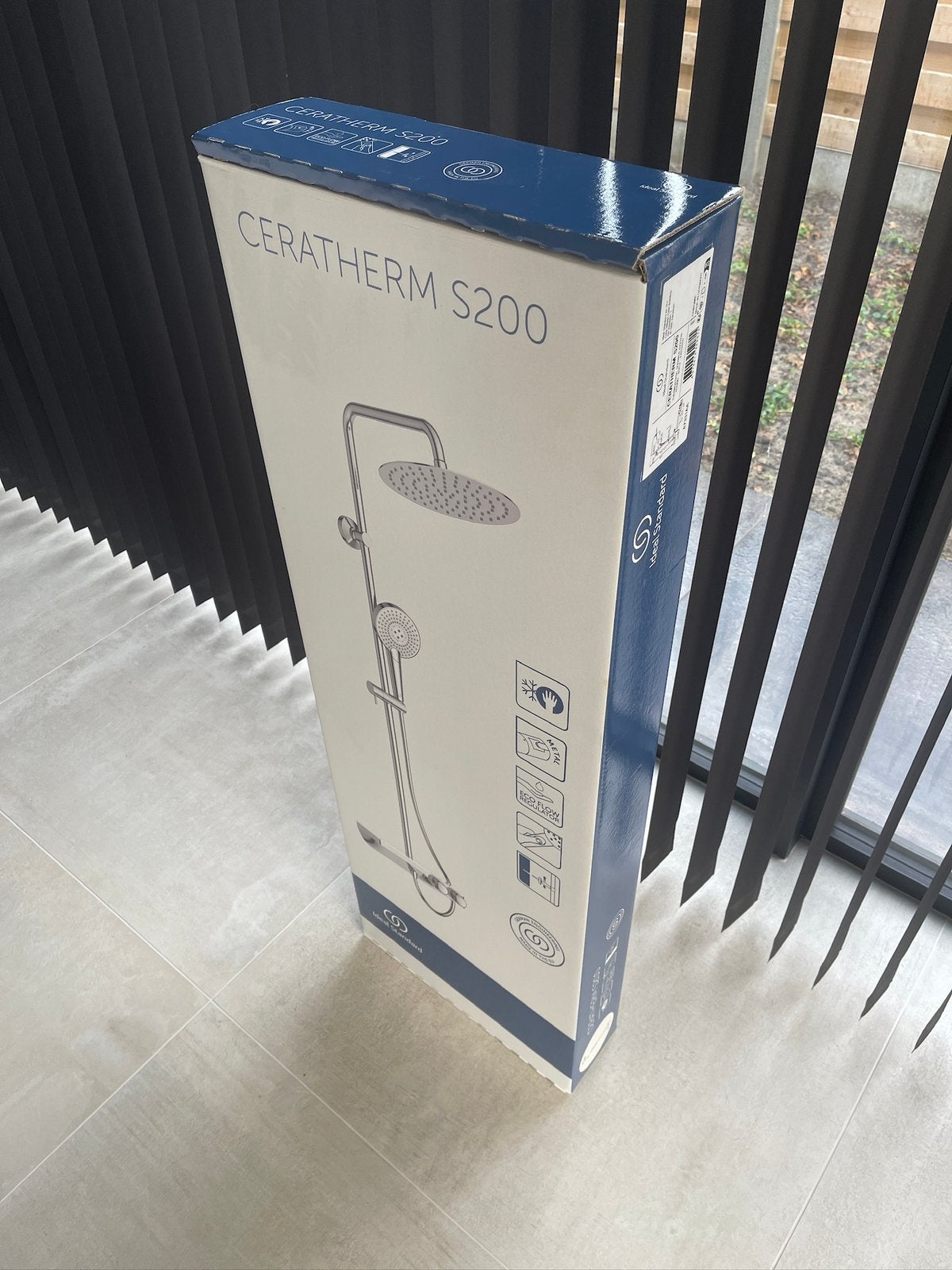 Doucheset met thermostaat Ideal Standard, Doe-het-zelf en Bouw, Ophalen, Nieuw, Chroom, Douche