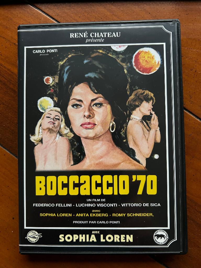 Boccaccio '70 (Boccace 70) - DVD - S. Loren, R. Schneider, Cd's en Dvd's, Dvd's | Klassiekers, Ophalen, Zo goed als nieuw
