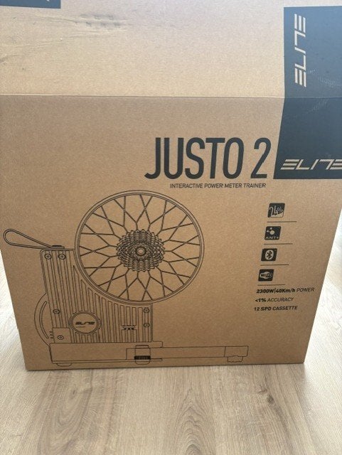 Fietstrainer Elite justo 2 Slechts 2 keer gebruikt., Sport en Fitness, Wielrennen, Ophalen, Zo goed als nieuw, Overige typen