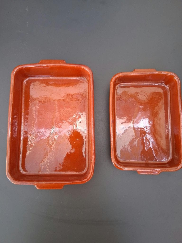 Plats en terre cuite, Poterie, Comme neuf, Enlèvement, Autres styles