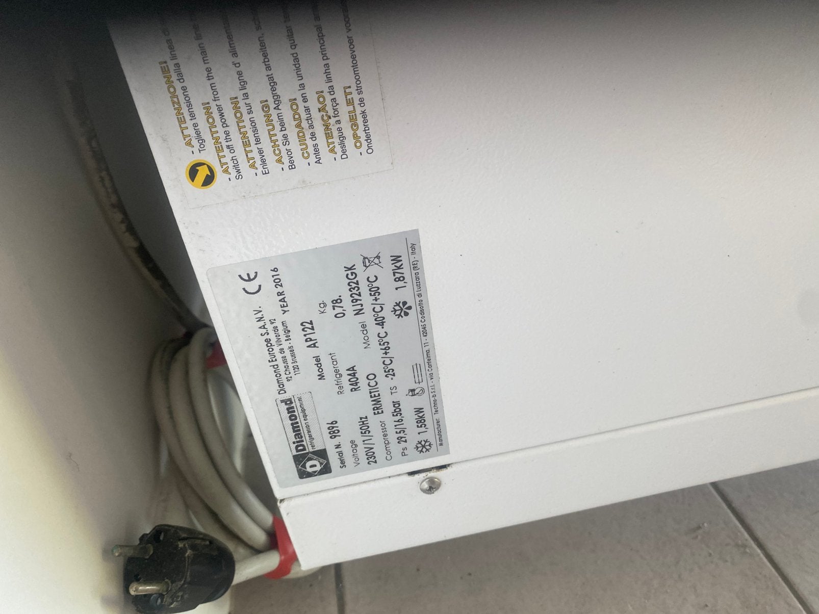 Koelgroep stekker klaar, Elektronische apparatuur, Koelkasten en IJskasten, Ophalen, Zo goed als nieuw