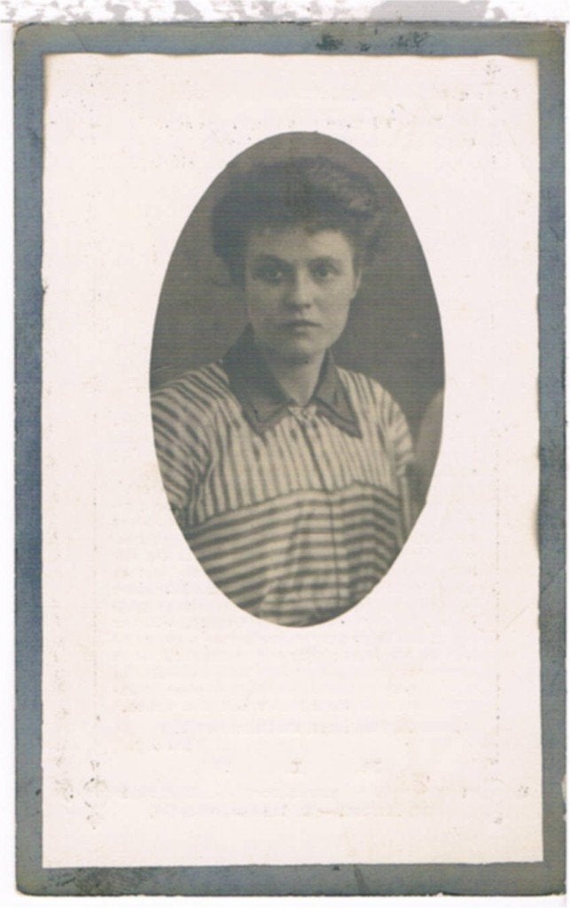 Ongeluk. De Ruyck Eudolie. ° Deinze 1887 † Deinze 1918, Enlèvement ou Envoi, Image pieuse