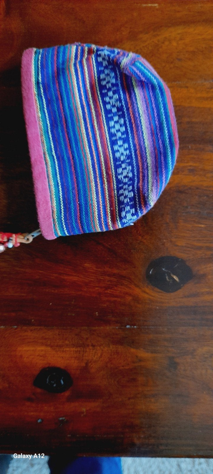 Joli porte monnaie en coton, intérieur nylon