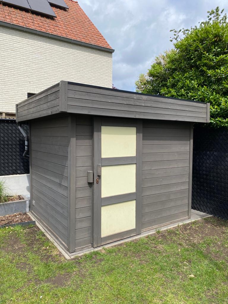 Houten tuinhuis/Solid tuinhuis “Bergen”, Moins de 200 cm, Enlèvement, Utilisé, Abri de jardin