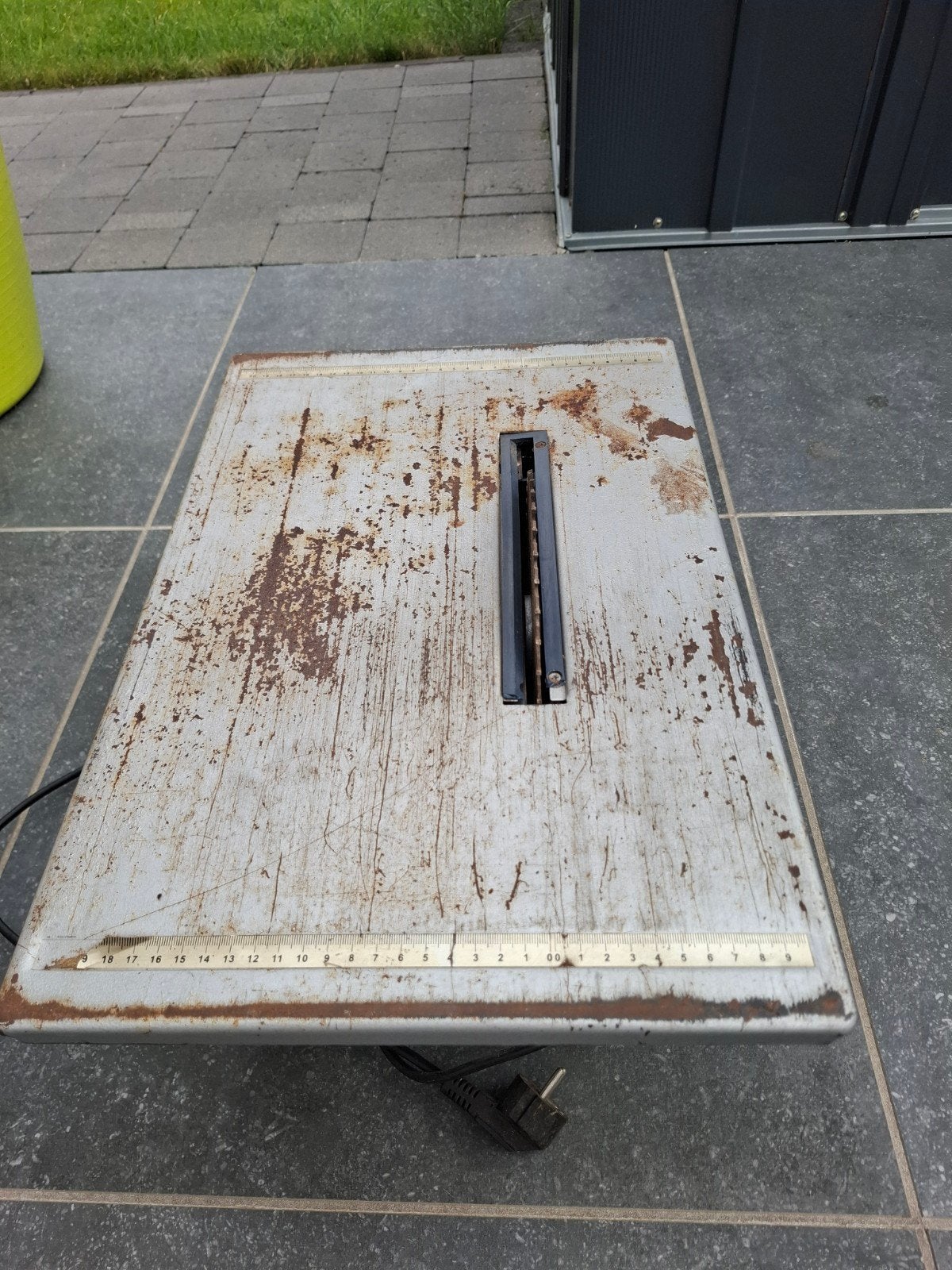 Tafelzaag, Doe-het-zelf en Bouw, Gereedschap | Zaagmachines, Ophalen, Gebruikt, Overige typen, 600 tot 1200 watt