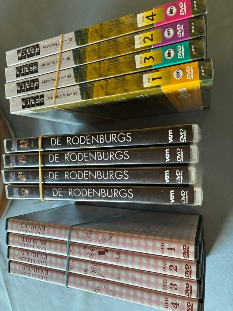 3 SERIES DVD's - Witse / de rodenburgs / van vlees en bloed, Cd's en Dvd's, Alle leeftijden, Ophalen of Verzenden, Zo goed als nieuw