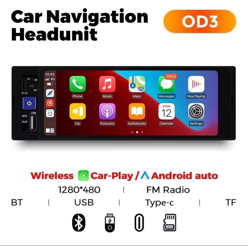 Carplay autoradio, Auto diversen, Autoradio's, Ophalen of Verzenden