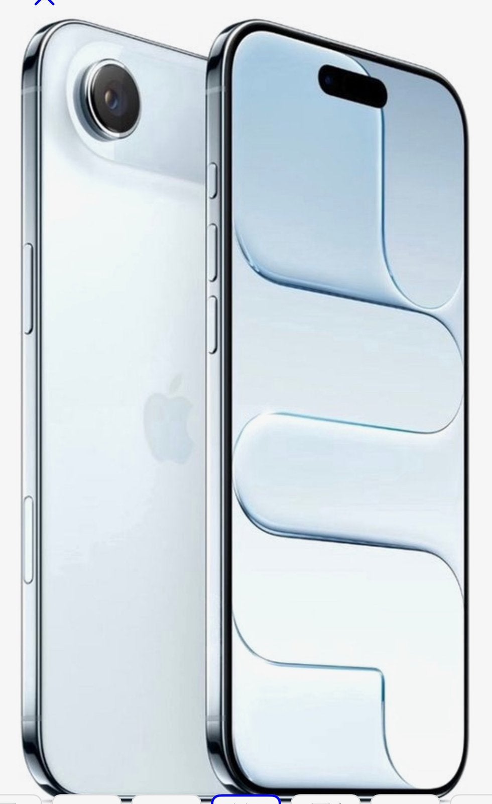 Iphone 17 Air 256GB wit met cover voor en achter, Telecommunicatie, IPhone 17 Air, Wit, Zo goed als nieuw, Zonder simlock