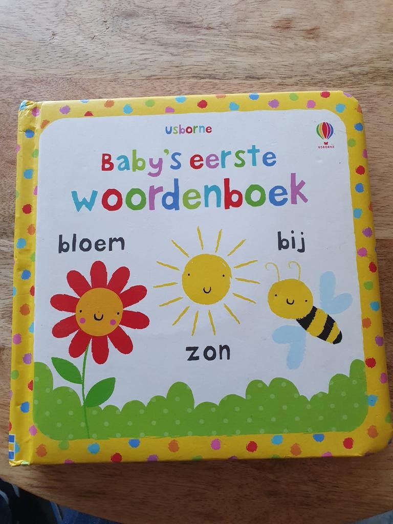 “Baby’s eerste woordenboek – stevig kartonboekje (Usborne)”, Ophalen of Verzenden