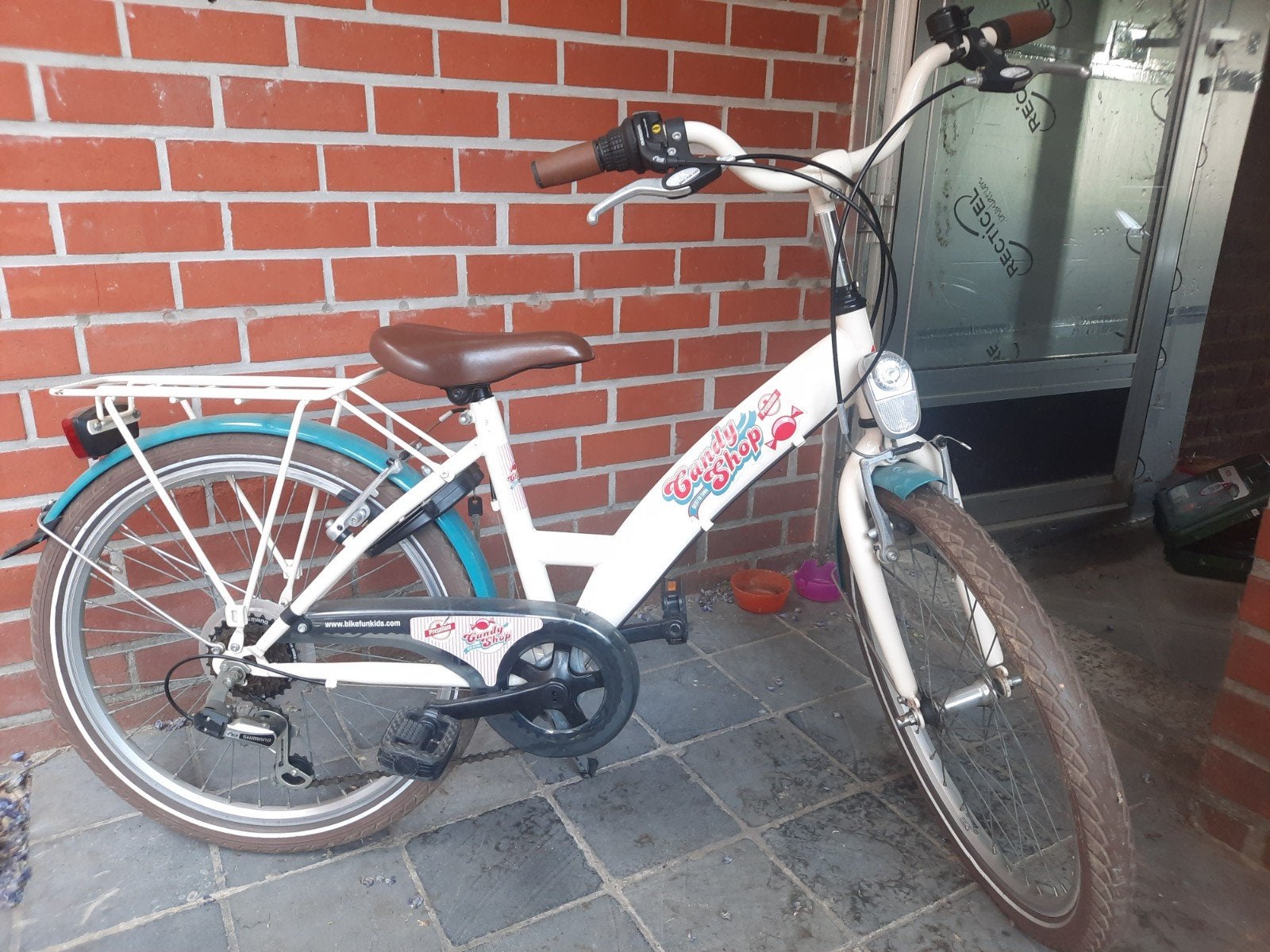 Meisjesfiets 22 inch - BFK candyshop, Vitesses, Enlèvement, 22 pouces, BikeFun Kids (BFK)