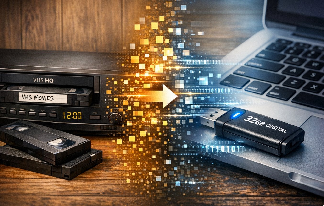 Digitaliseren van VHS cassettes en filmopnames, Ophalen of Verzenden, Zo goed als nieuw