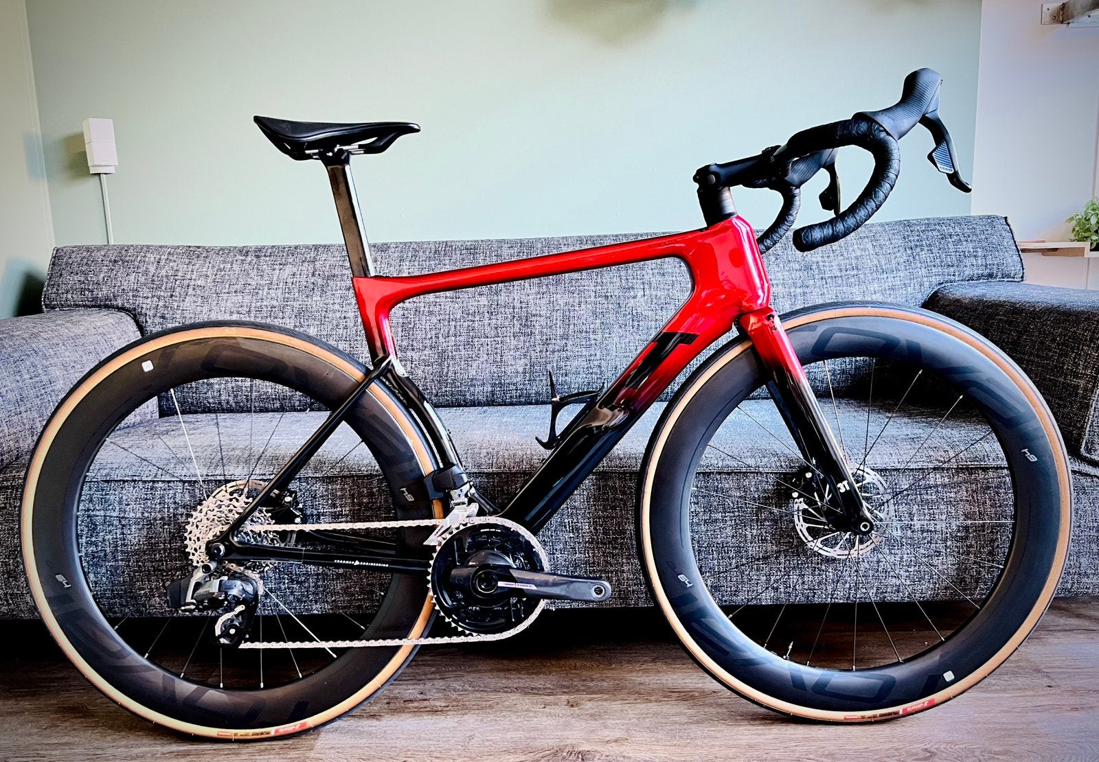 Carbon 3T Strada 54 M Sram 2x 12s Etap PWM Roval Carbon Disc, Enlèvement ou Envoi, Comme neuf, 53 à 57 cm, Hommes