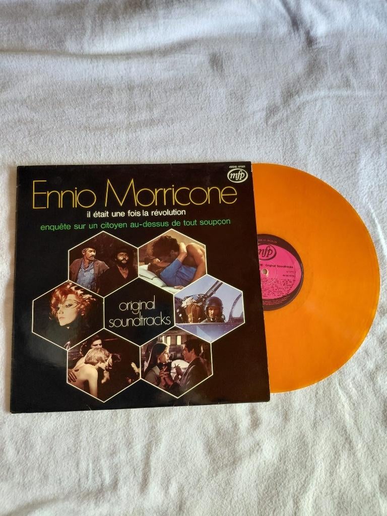 Ennio Morricone - Original Soundtracks !Orange Vinyl!, 12 pouces, Comme neuf, 1970 - 1979, Avec pochette intérieure