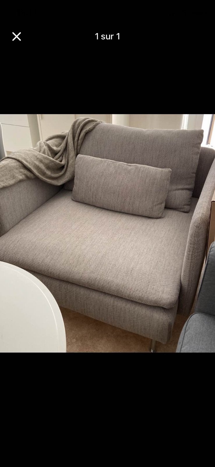 Fauteuil ikea soderhman, Maison & Meubles, Enlèvement, Comme neuf