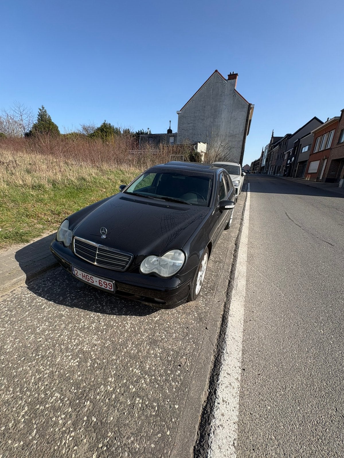 Mercedes c180 kompressor, Autos, Mercedes-Benz, Achat, 4 portes, Carnet d'entretien, Noir