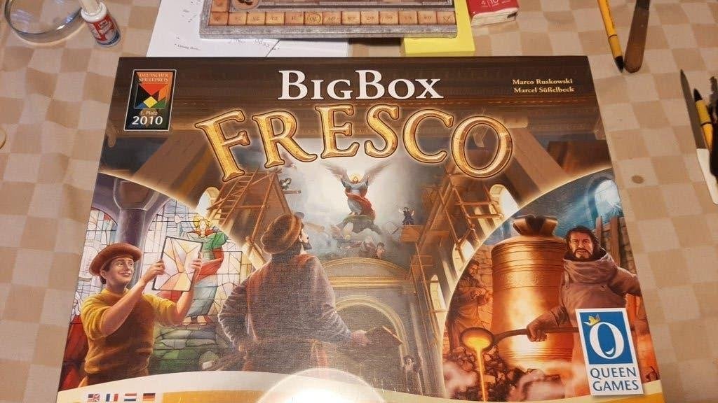 bordspellen big box Fresco basisspel + uitbreidingen., Hobby en Vrije tijd, Gezelschapsspellen | Bordspellen, Een of twee spelers
