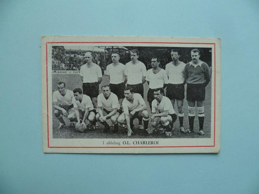 Football chromos images kaarten Voetbal OL Olympic Charleroi, Collections, Collections Autre, Enlèvement ou Envoi, Utilisé