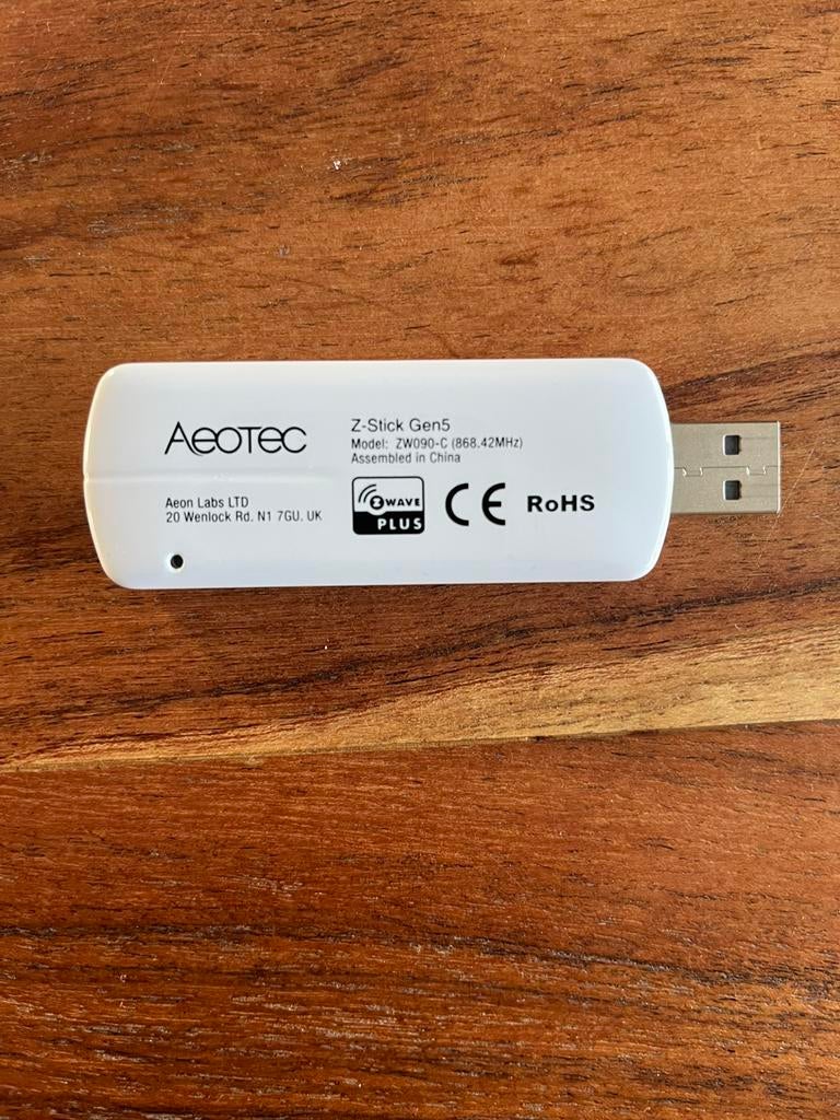 Aeotec Z-Stick Gen5 – Clé USB Z-Wave Plus, Enlèvement ou Envoi, Comme neuf