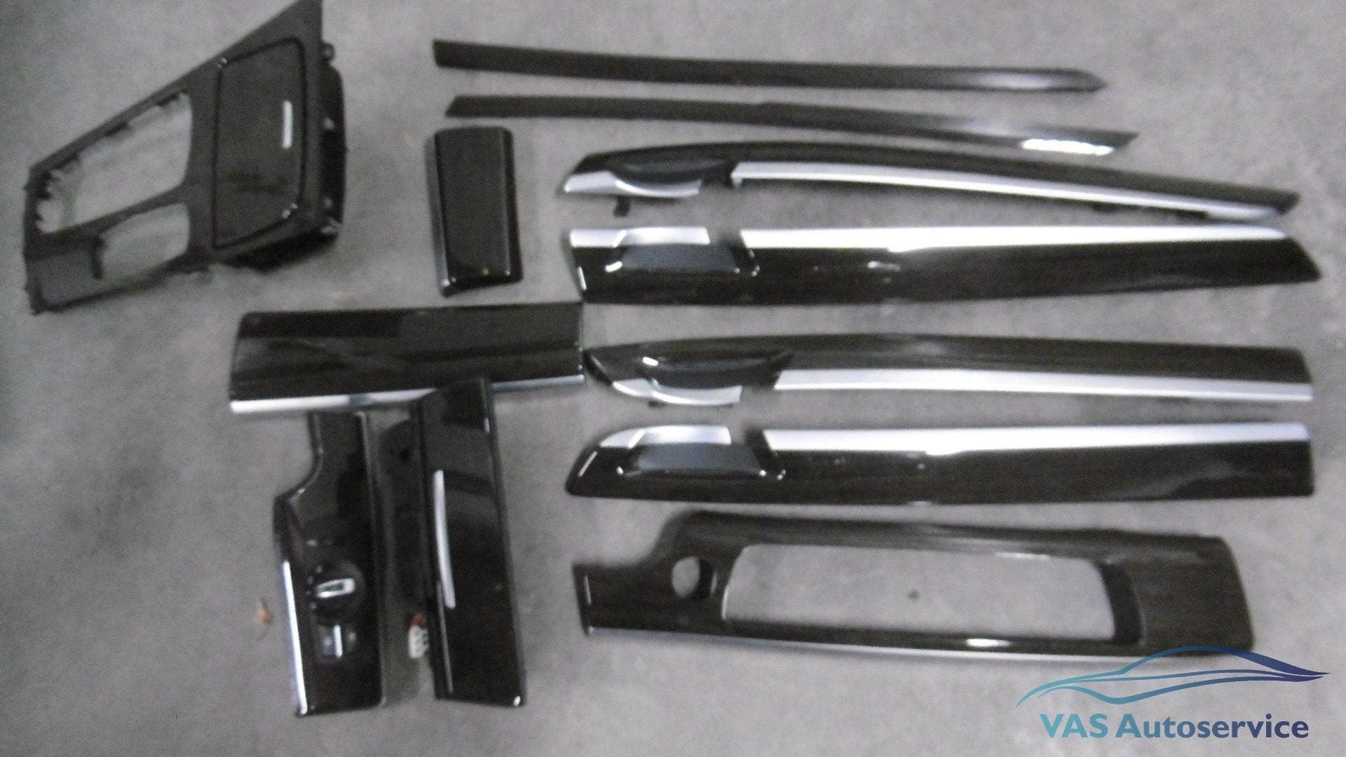Interieurlijstenset  Fineline  antraciet  BMW 7-serie F01, -, -, Origine de la pièce connue, Enlèvement