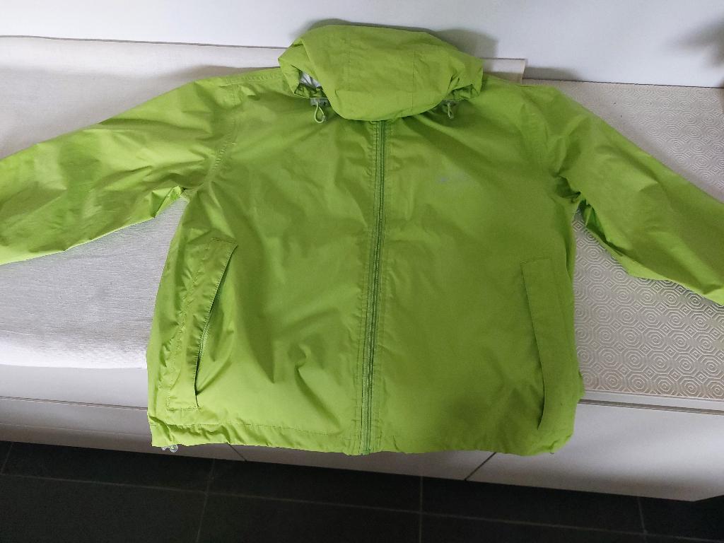 K-WAY Plus, veste de pluie vert fluo, taille 12 ans, Garçon ou Fille, K-Way, Enlèvement, Utilisé