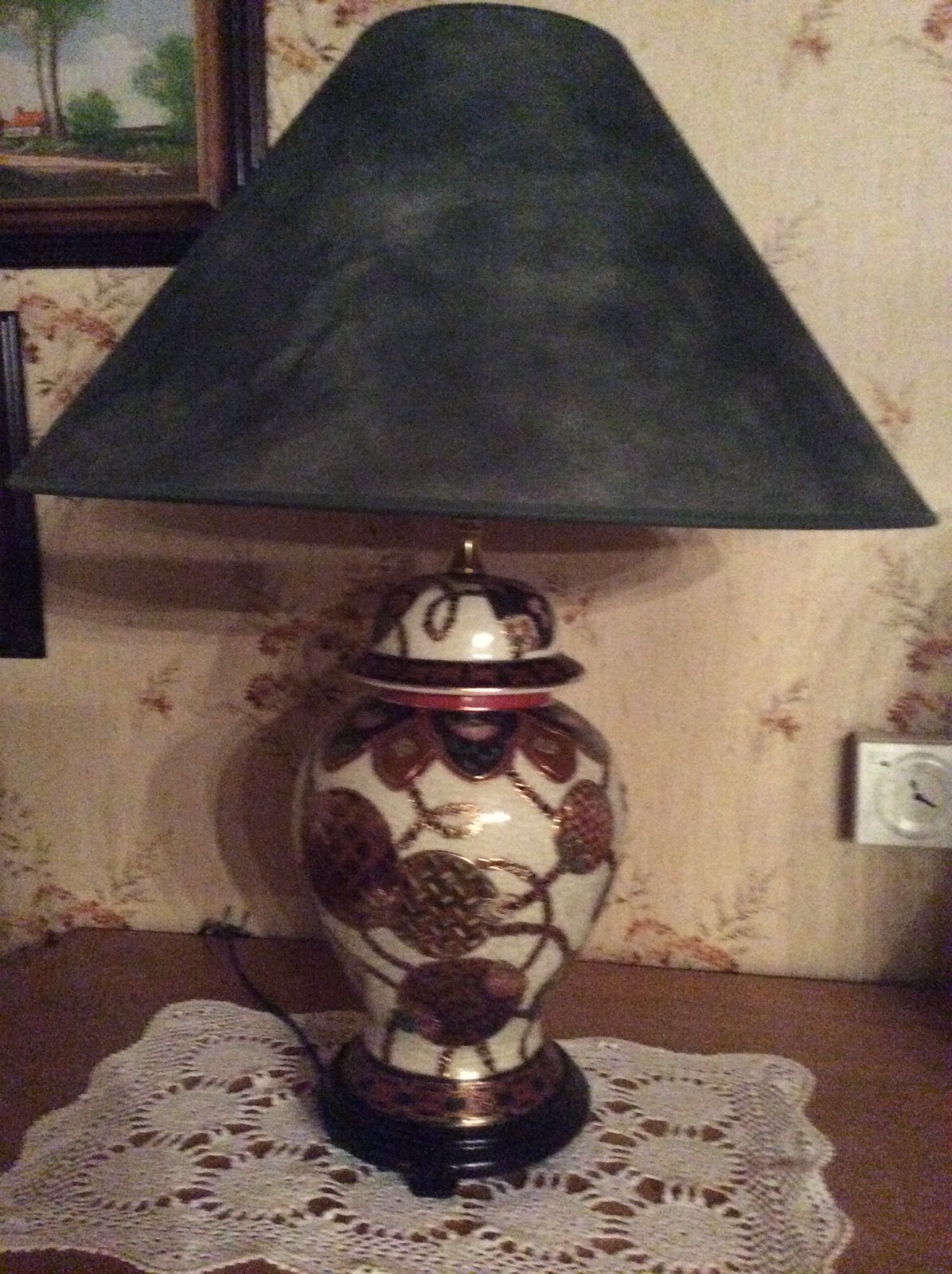 Vase et/ou lampe de table anciens, Enlèvement