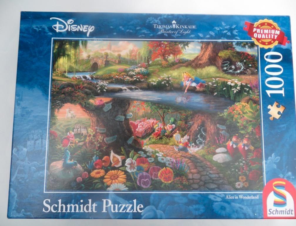 puzzel Alice in Wonderland 1000 stukjes, Ophalen of Verzenden, 500 t/m 1500 stukjes, Nieuw, Legpuzzel