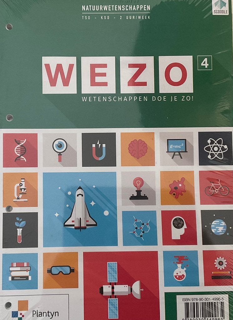 Natuurwetenschappen tso iso wezo 4. Wetenschappen doe je zo, Boeken, Schoolboeken, Natuurkunde, Plantyn, Nieuw, Ophalen of Verzenden