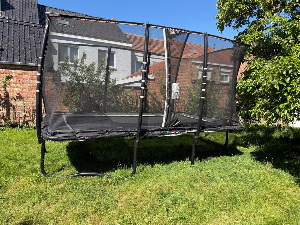 Trampoline Exit Peak Pro 458 x 275 x 296 (h) zwart, Ophalen, Gebruikt