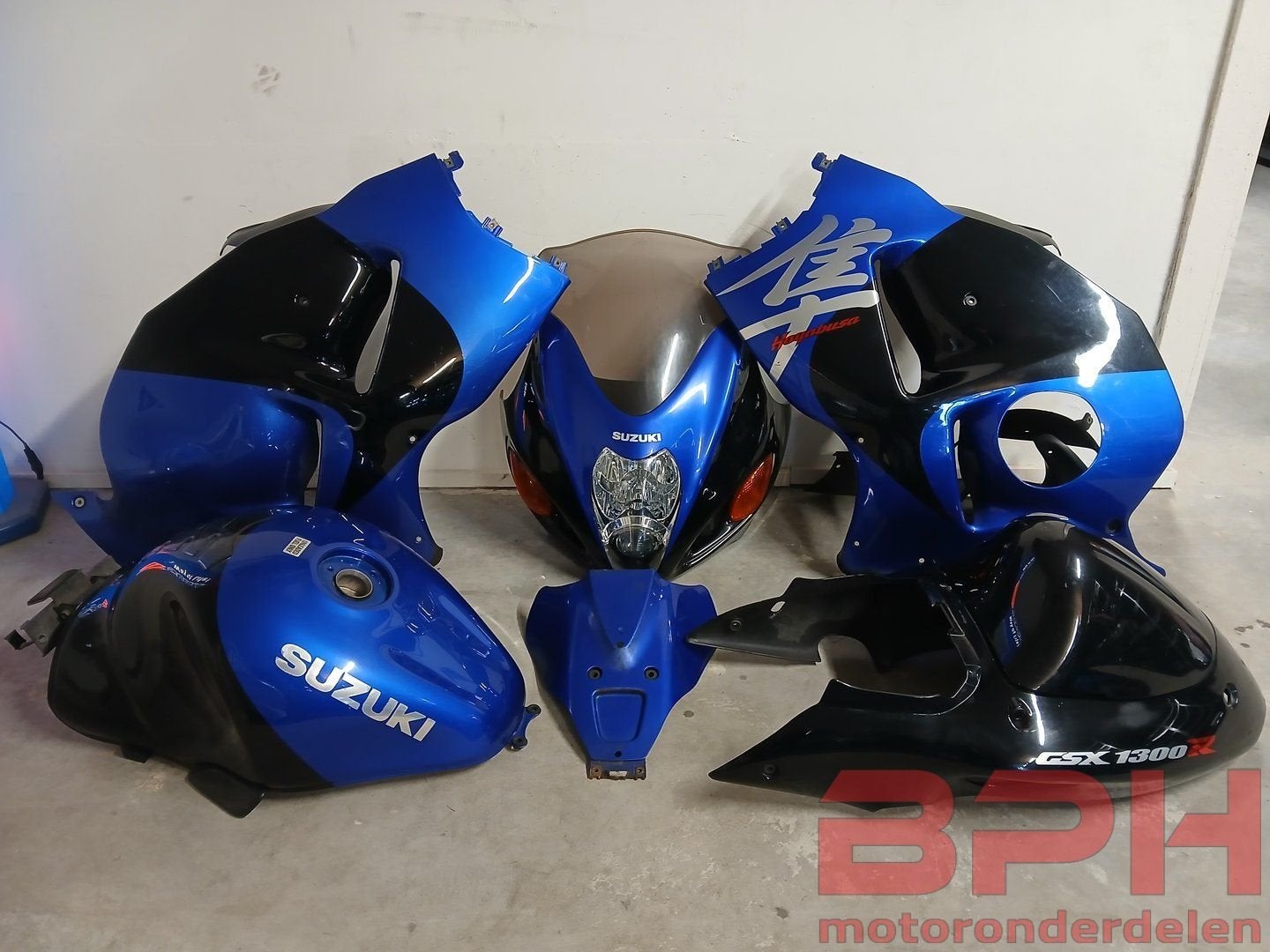 Kappenset / kuipset + tank Suzuki GSX1300R Hayabusa 2003 t/m, Motos, Pièces | Suzuki, Utilisé, Enlèvement