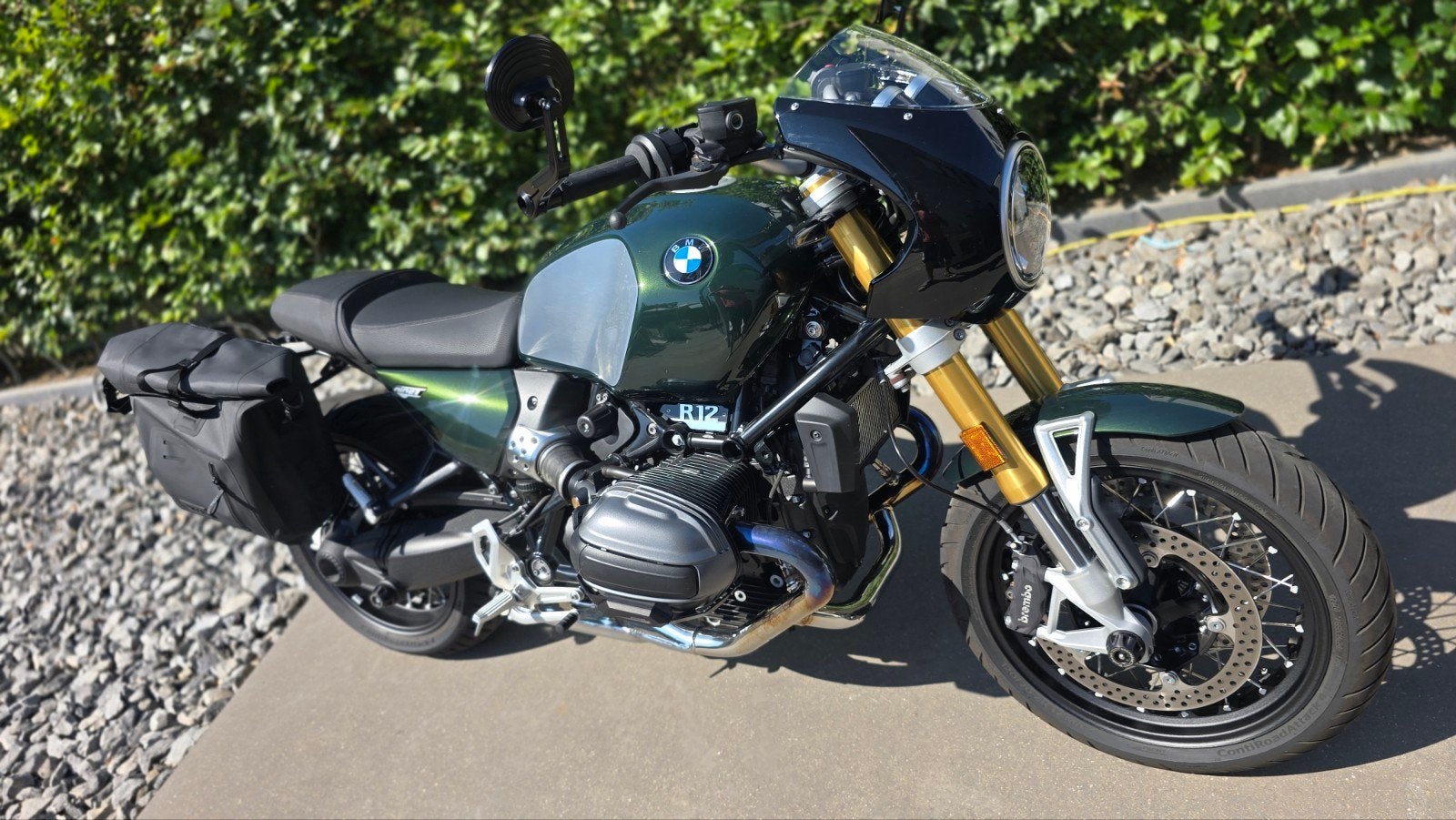 BMW R12 Nine-t complète + Wunderlich, en parfait état, Motos, Poignées chauffantes, 1200 cm³, Manuelle, Naked bike