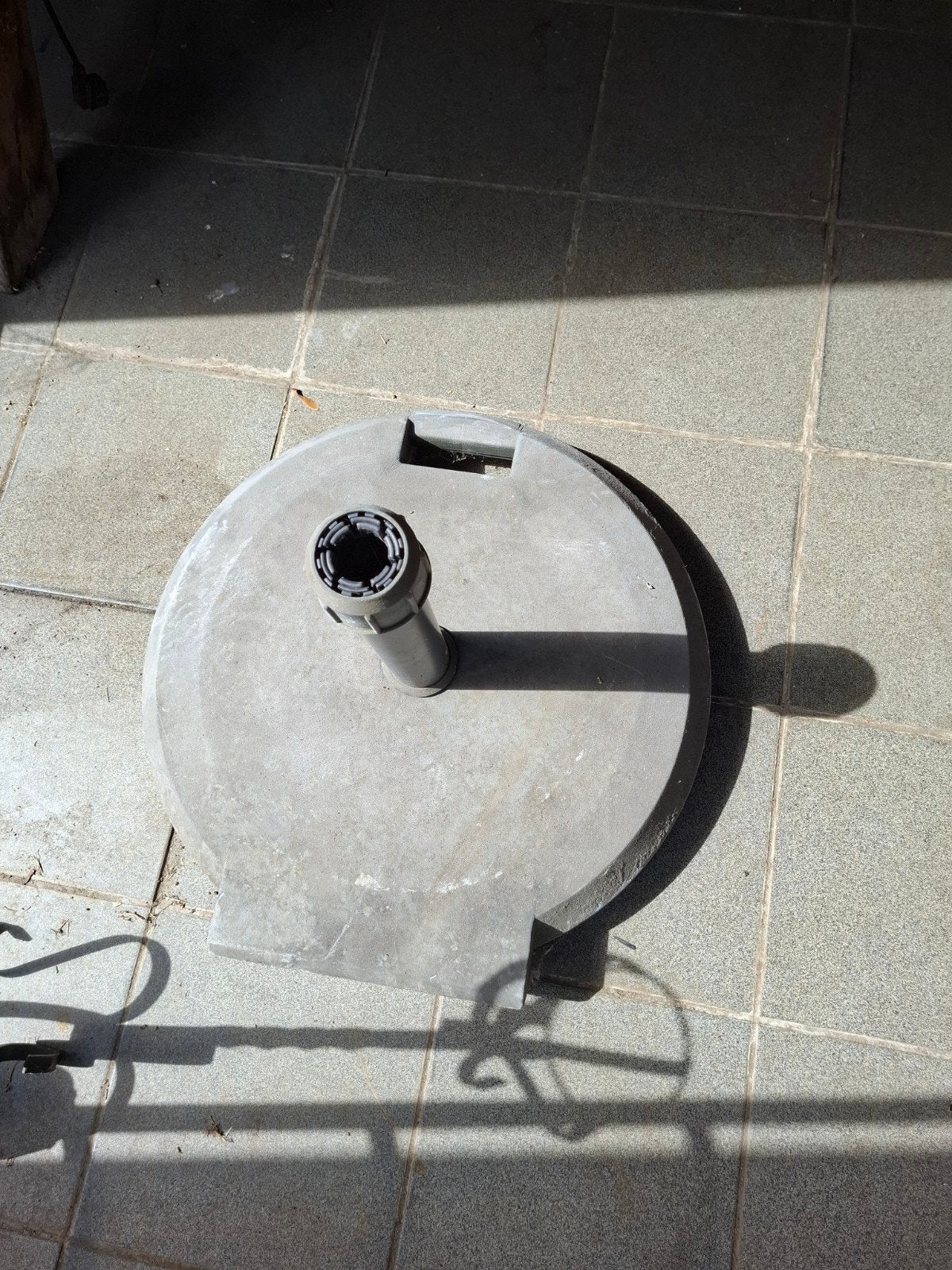 parasolvoet, Ophalen, Gebruikt, Minder dan 1 meter, Parasolvoet